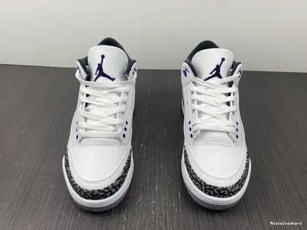 MaikeSneakers Jordan 'Dark Air Retro 3 CT8532-105 Iris' 0509